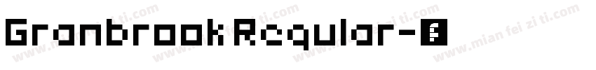 Granbrook Regular字体转换
